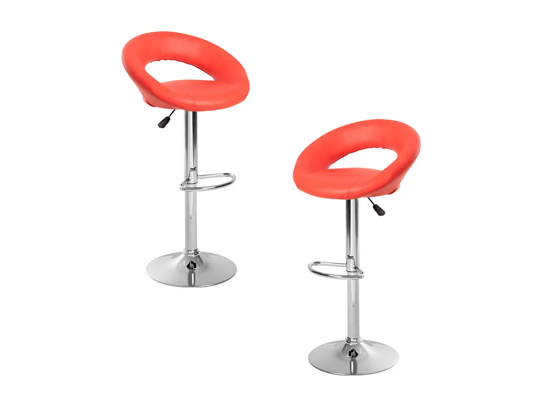 Lote de 2 Taburetes Onis - Rojo