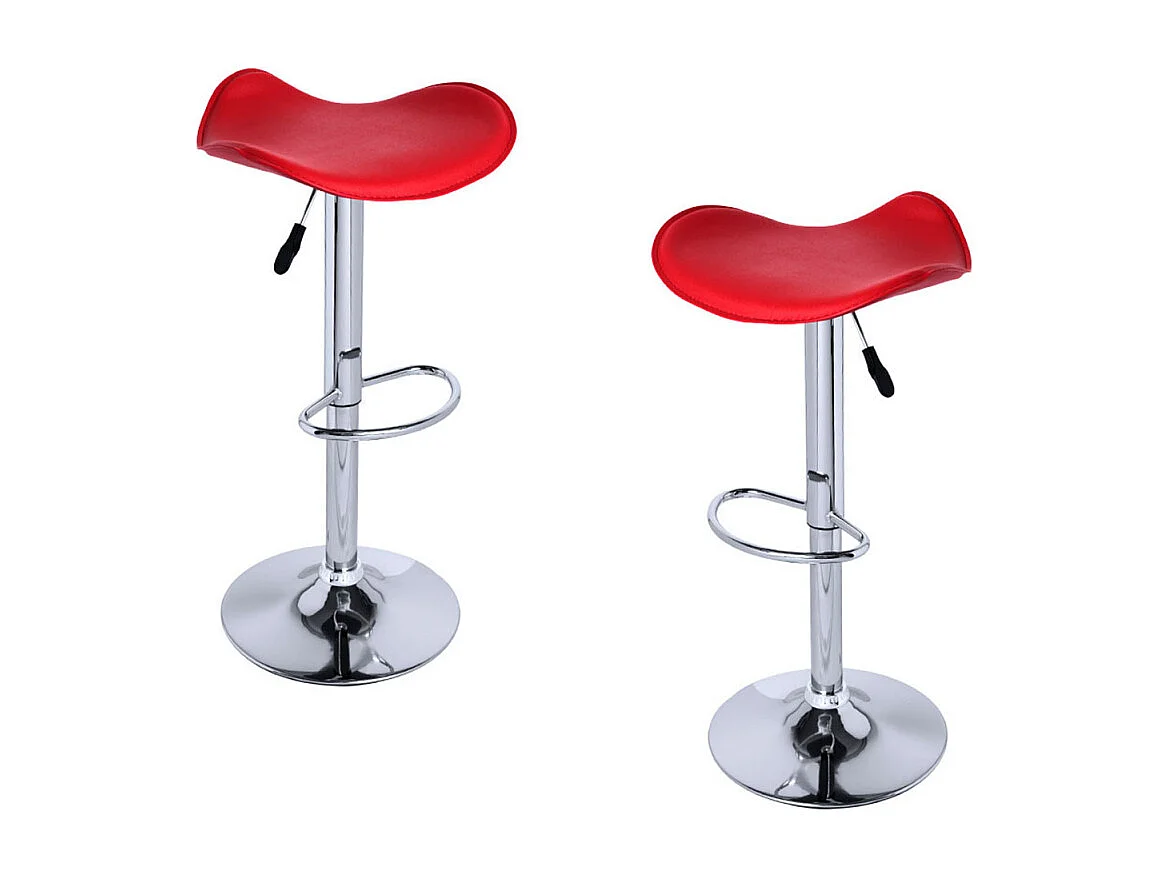 Lote de 2 Taburetes Rox - Rojo