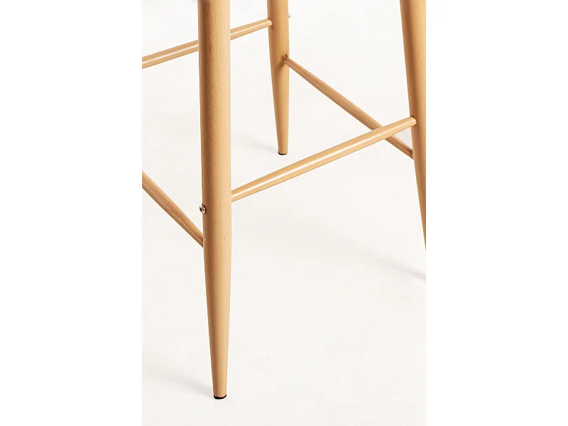 Lote de 4 Taburetes Miki - Negro