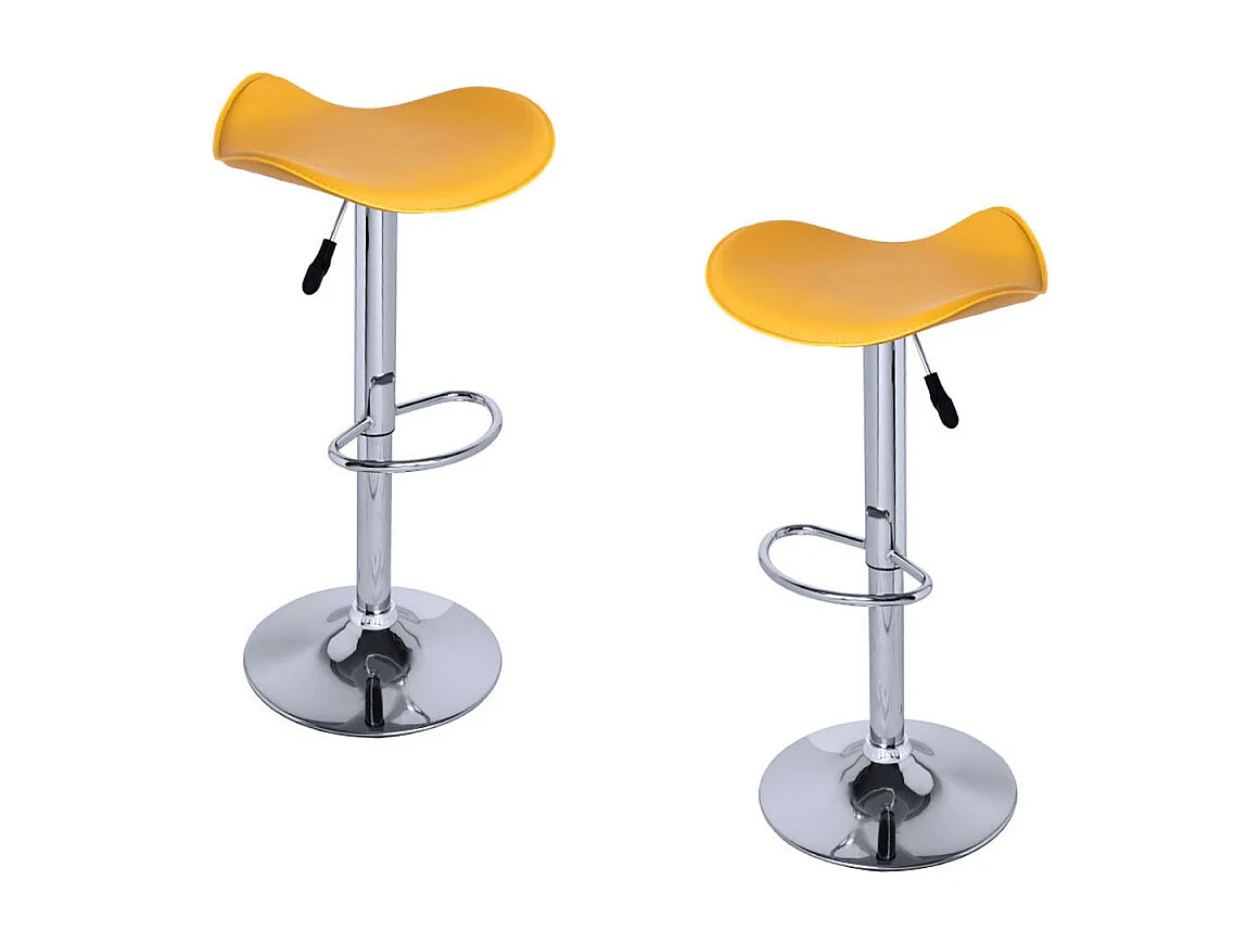 Lote de 2 Taburetes Rox - Amarillo