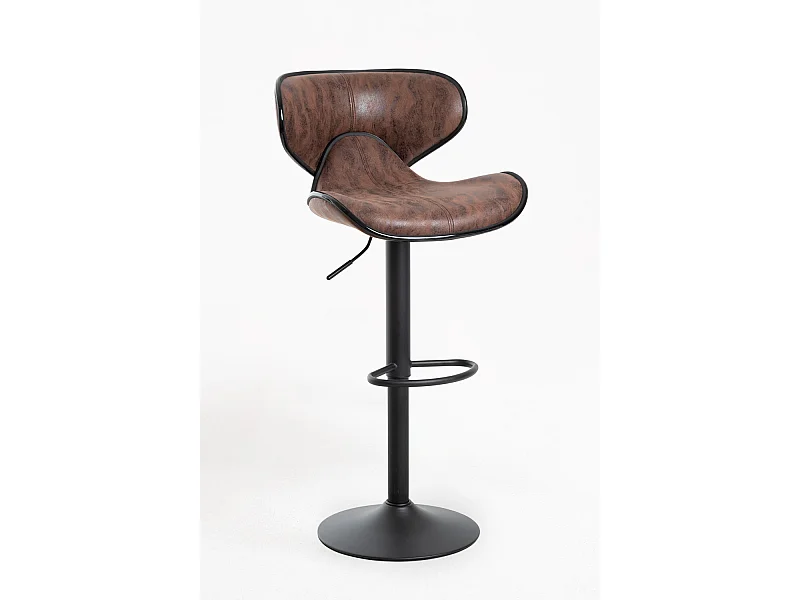 Lote de 6 Taburetes Lester Black - Marrón