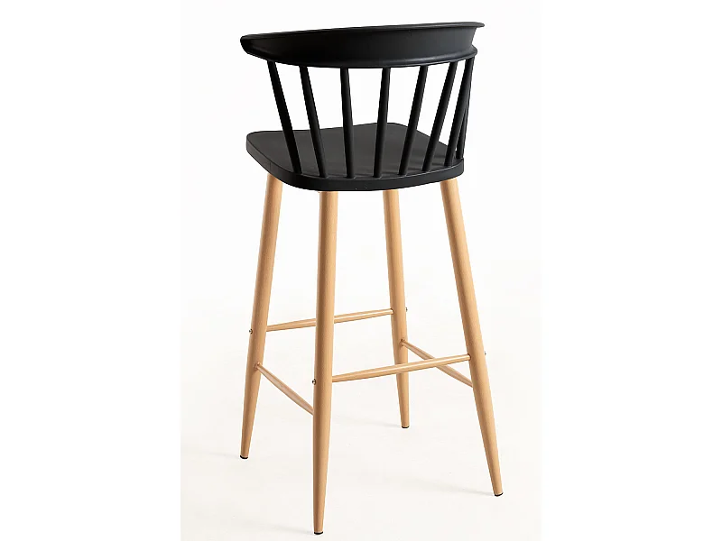 Taburetes Altos - Taburete Miki - Negro