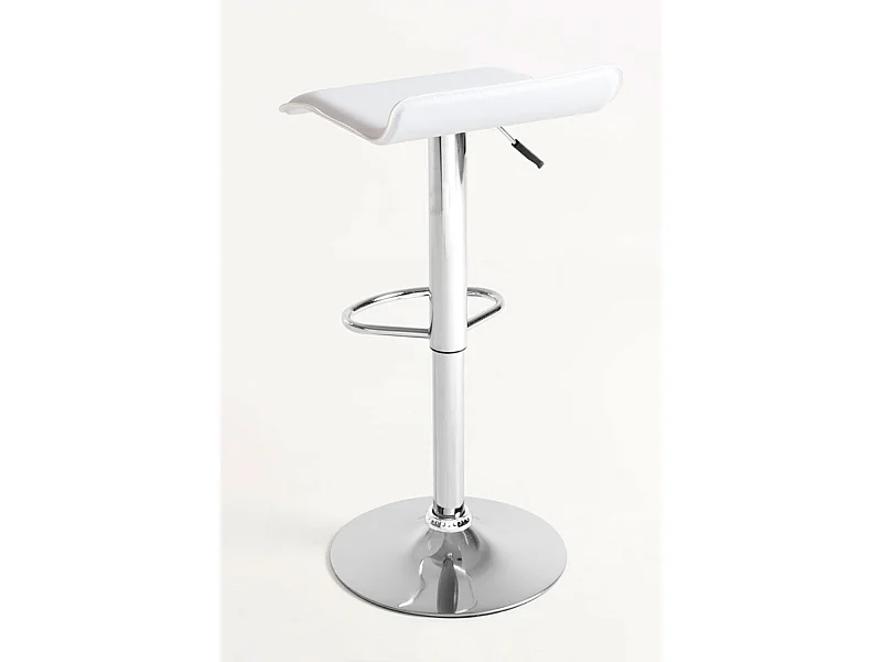 Lote de 4 Taburetes Tim - Blanco