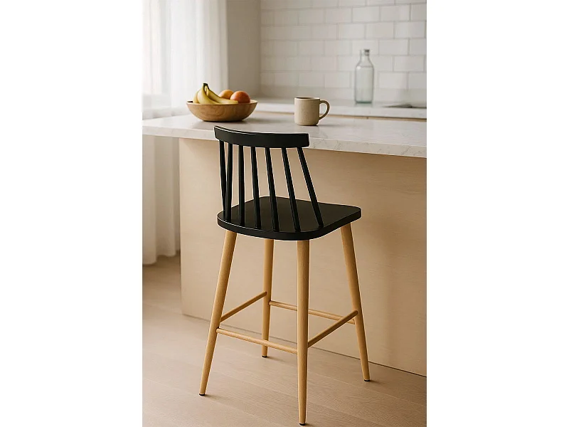 Taburetes Altos - Taburete Bik - Negro