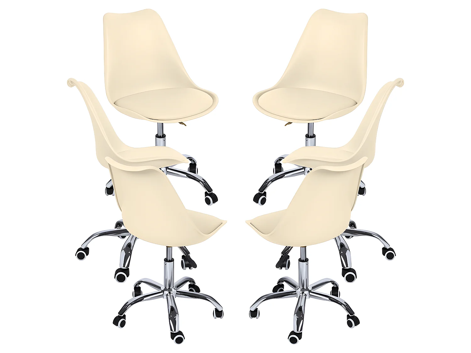 Packs Sillas - Pack 6 Sillas Neo - Beige