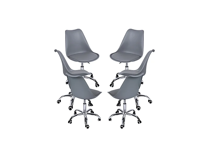 Packs Sillas - Pack 6 Sillas Neo - Gris oscuro