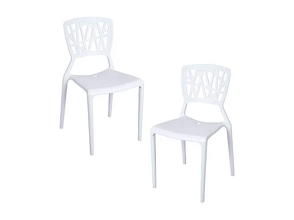 Packs Sillas Jardín - Pack 2 Sillas Delta - Blanco
