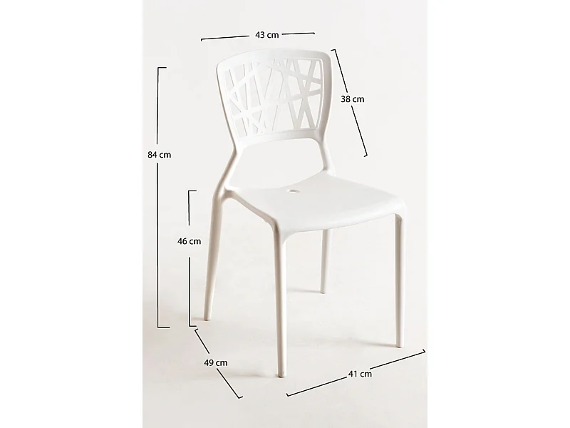 Packs Sillas Jardín - Pack 2 Sillas Delta - Blanco