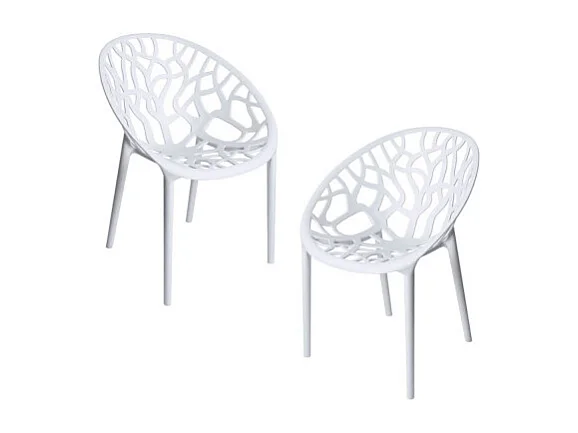 Packs Sillas Jardín - Pack 2 Sillas Nido - Blanco