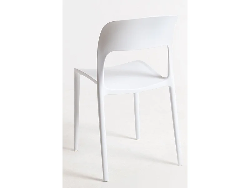 Sillas Jardín - Silla Inis - Blanco