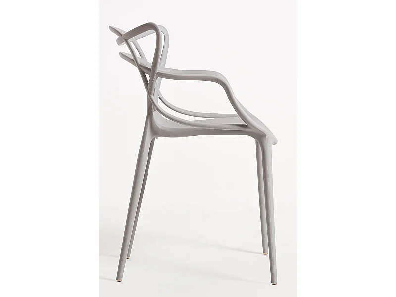 Packs Sillas Jardín - Pack 6 Sillas Korme - Gris