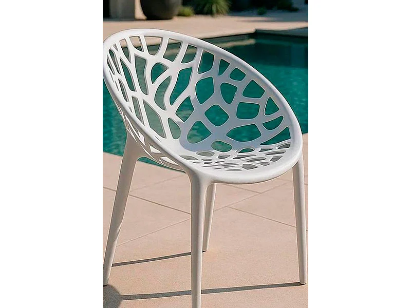 Sillas Jardín - Silla Nido - Blanco