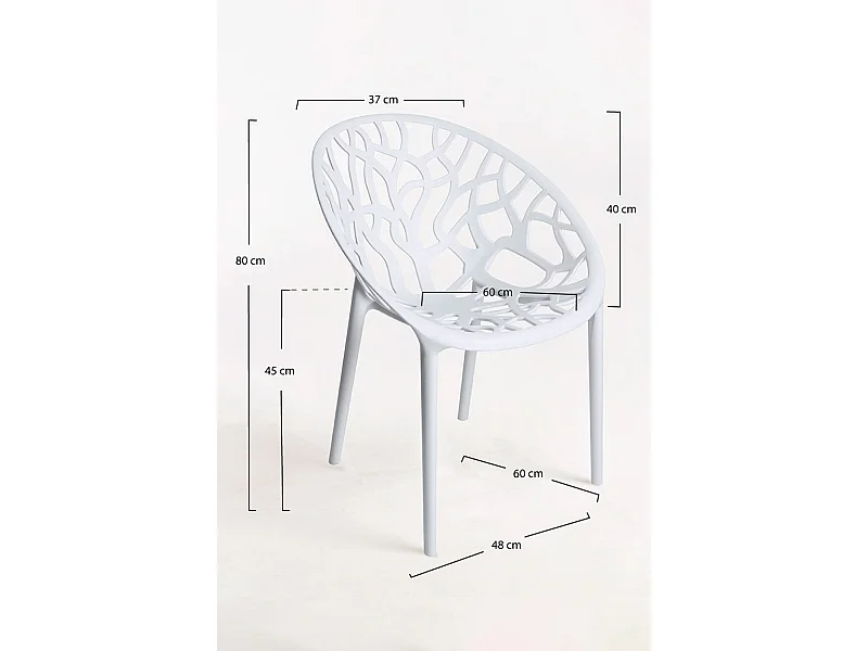 Sillas Jardín - Silla Nido - Blanco