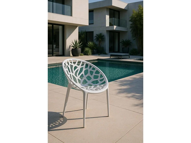 Sillas Jardín - Silla Nido - Blanco
