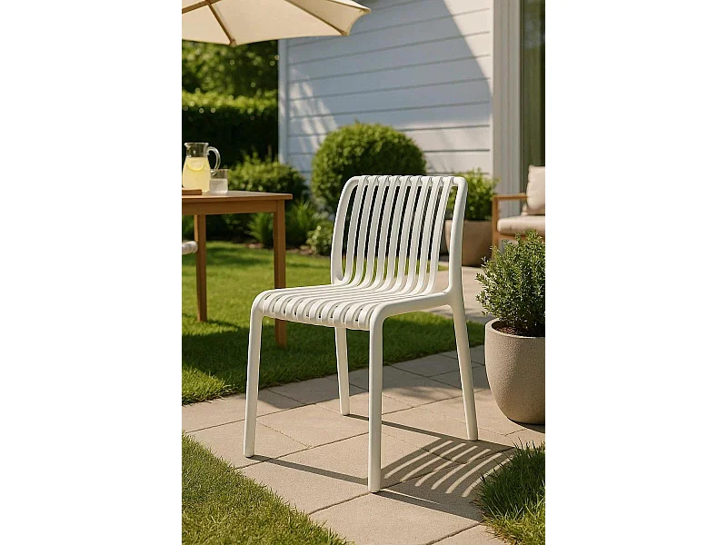 Sillas Jardín - Silla Somer - Blanco