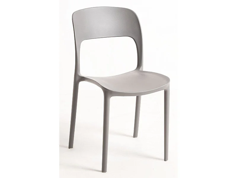 Packs Sillas Jardín - Pack 4 Sillas Inis - Gris