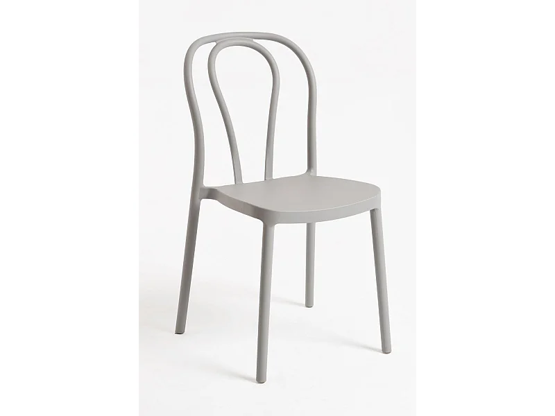 Sillas Jardín - Silla Woda - Gris claro