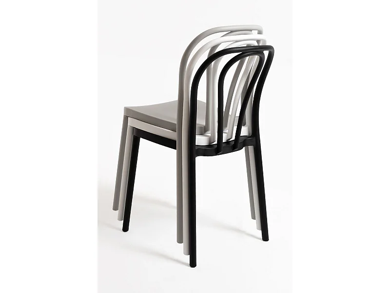 Sillas Jardín - Silla Woda - Gris claro