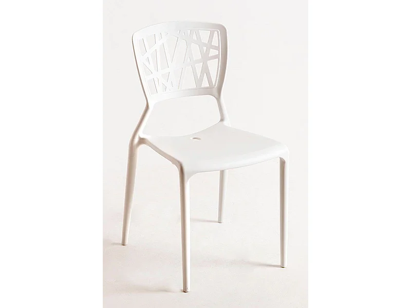 Packs Sillas Jardín - Pack 4 Sillas Delta - Blanco