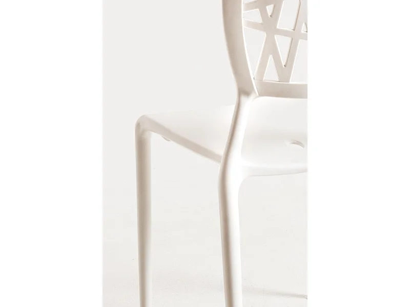 Packs Sillas Jardín - Pack 4 Sillas Delta - Blanco