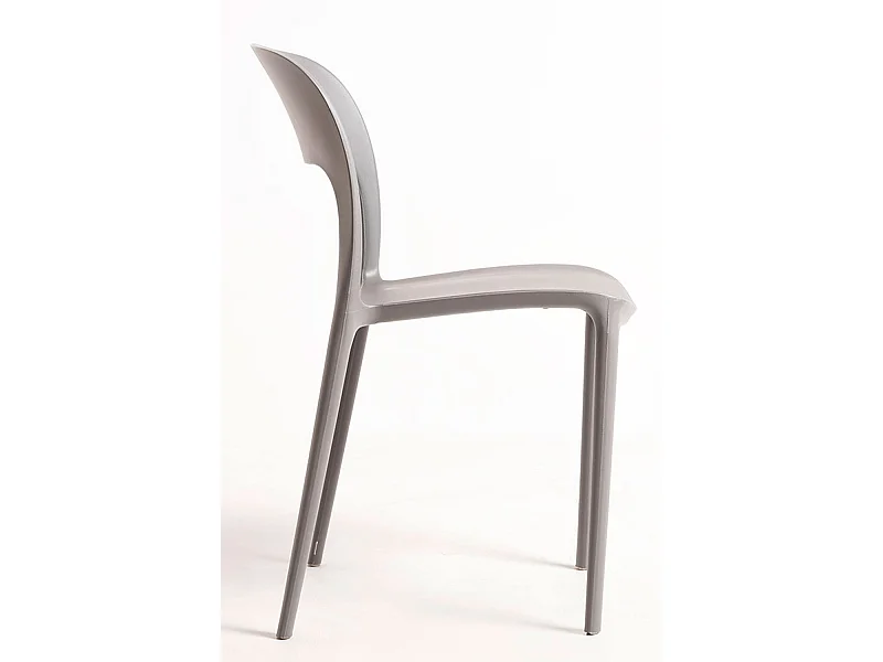 Packs Sillas Jardín - Pack 6 Sillas Inis - Gris