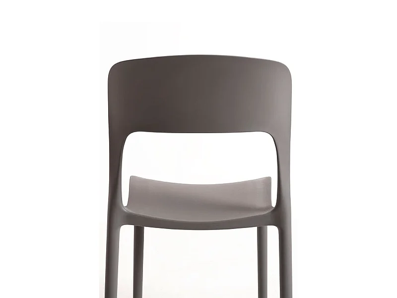 Packs Sillas Jardín - Pack 6 Sillas Inis - Gris oscuro