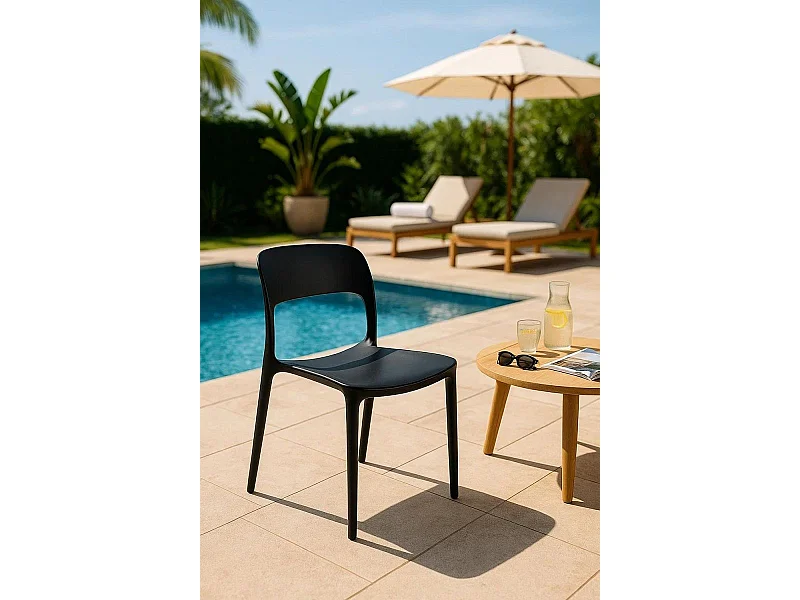 Sillas Jardín - Silla Inis - Negro