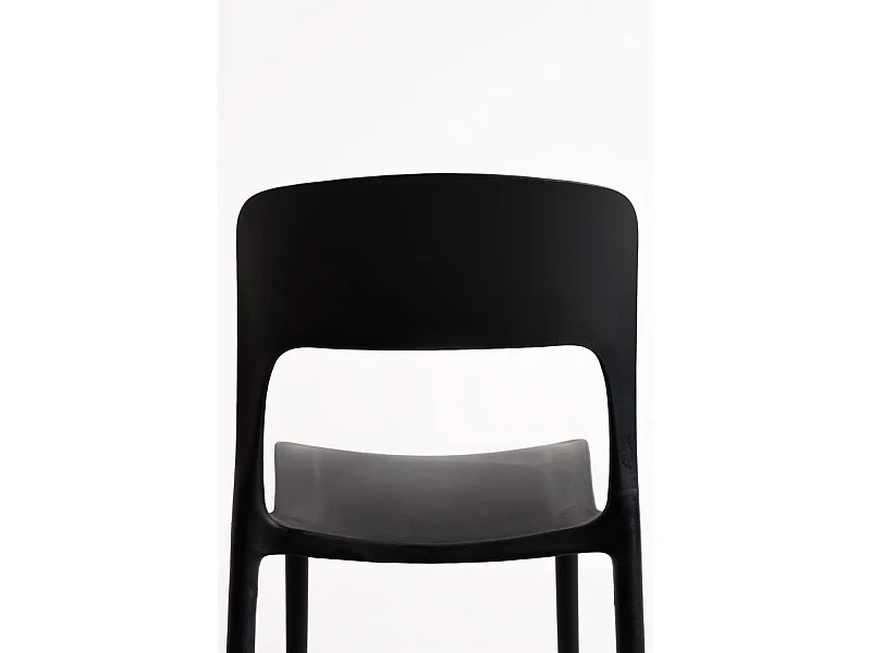 Packs Sillas Jardín - Pack 6 Sillas Inis - Negro