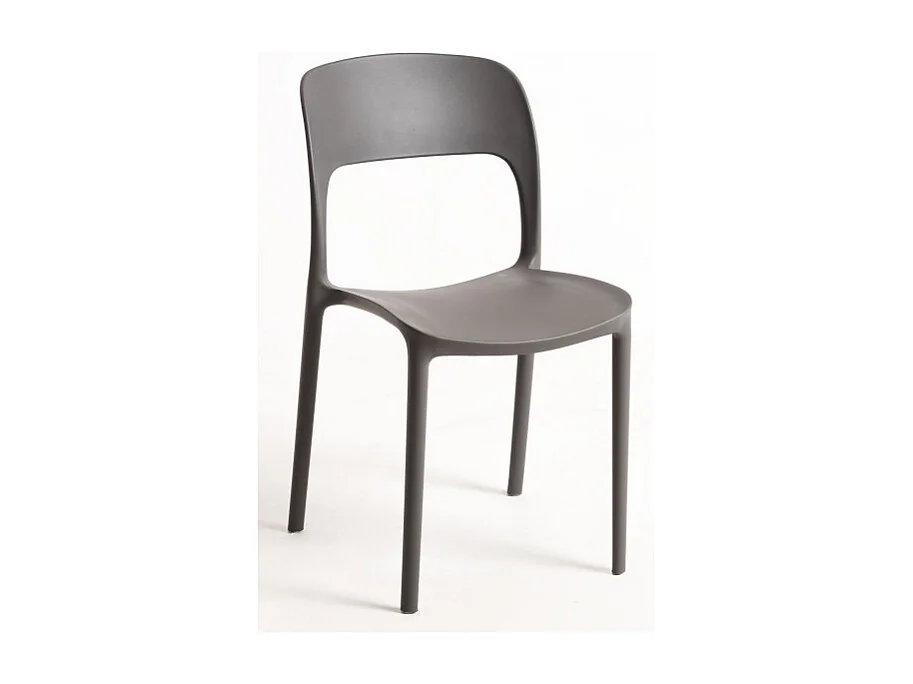 Sillas Jardín - Silla Inis - Gris oscuro