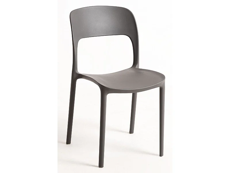 Sillas Jardín - Silla Inis - Gris oscuro