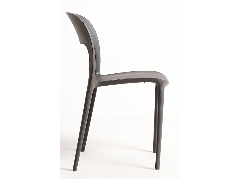 Sillas Jardín - Silla Inis - Gris oscuro