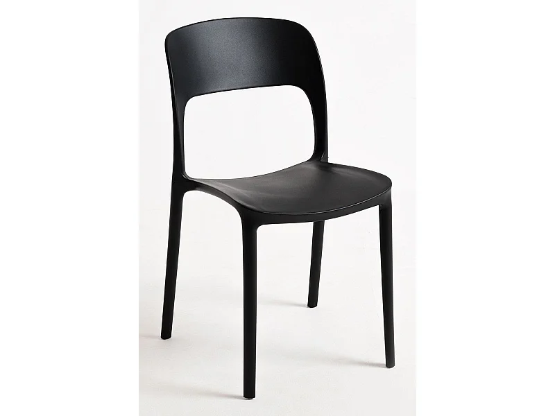 Packs Sillas Jardín - Pack 4 Sillas Inis - Negro