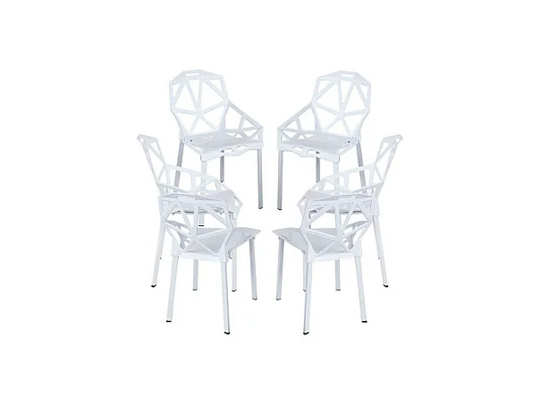 Packs Sillas Comedor - Pack 6 Sillas Omega - Blanco