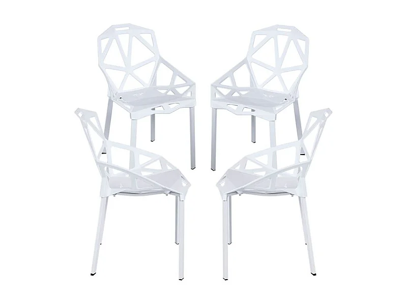 Packs Sillas Comedor - Pack 4 Sillas Omega - Blanco