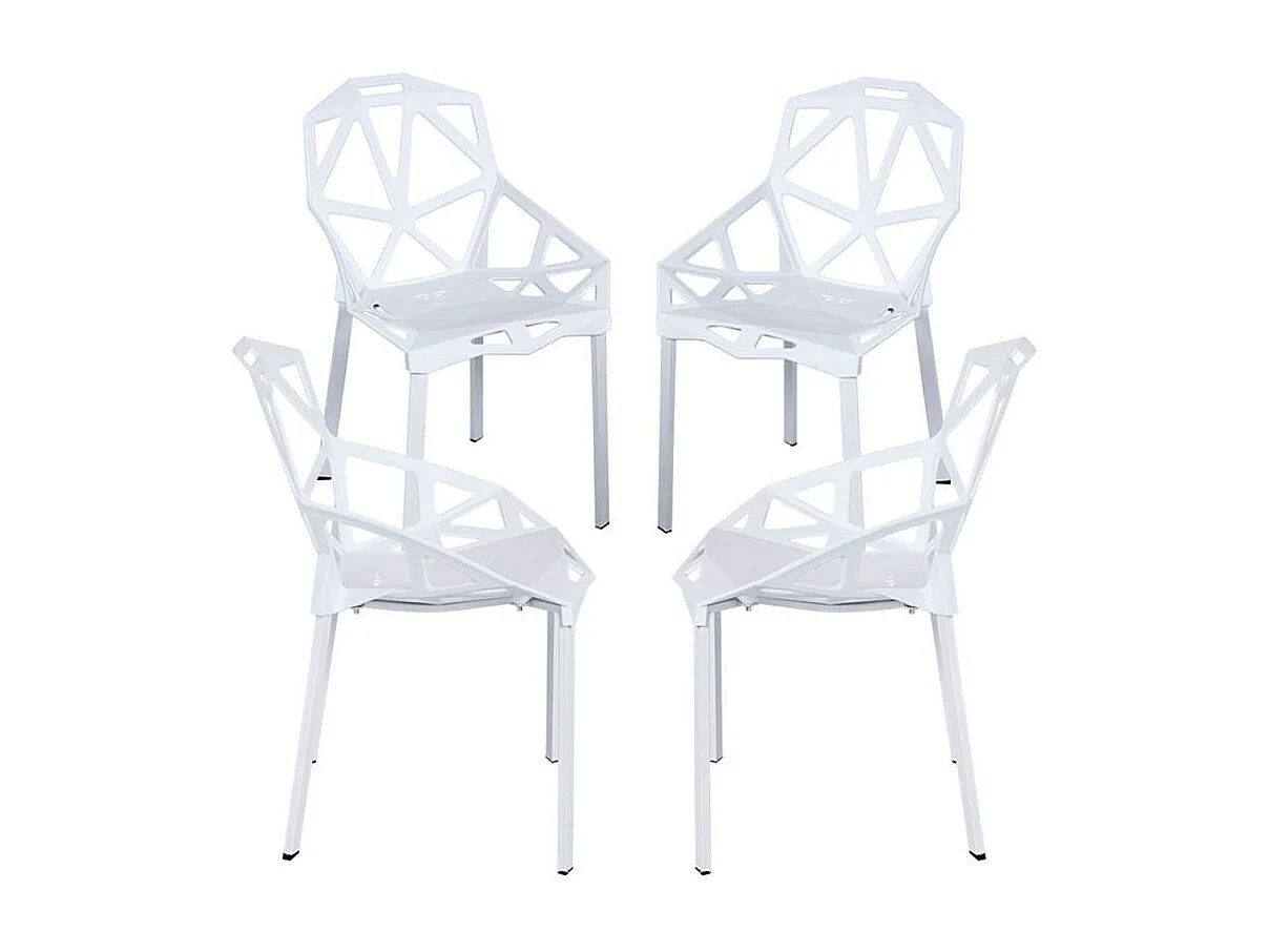 Packs Sillas Comedor - Pack 4 Sillas Omega - Blanco