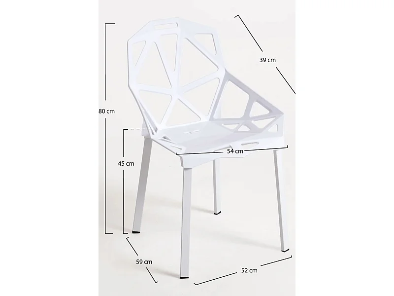 Packs Sillas Comedor - Pack 2 Sillas Omega - Blanco