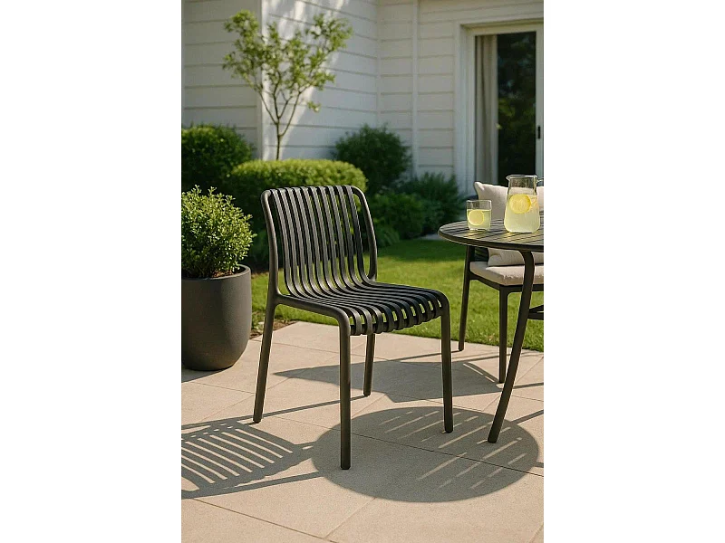 Sillas Jardín - Silla Somer - Negro