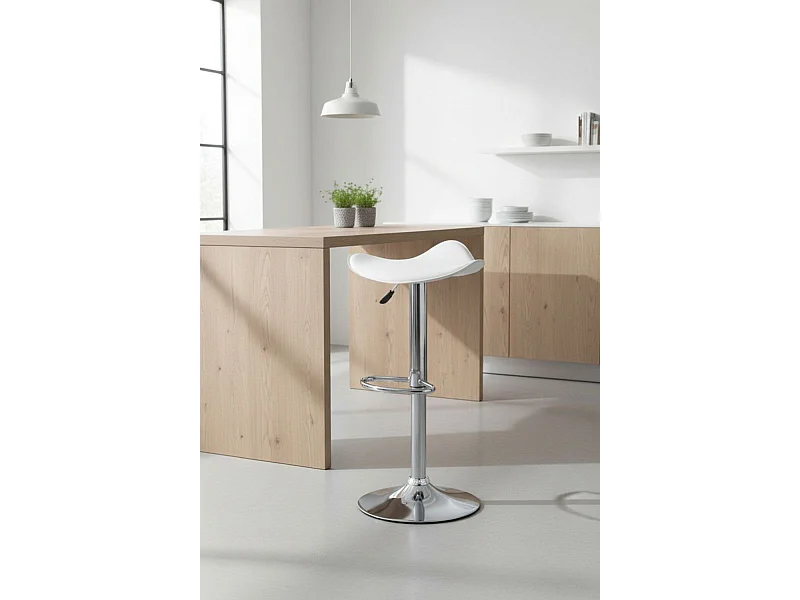 Taburetes Cocina - Taburete Rox - Blanco