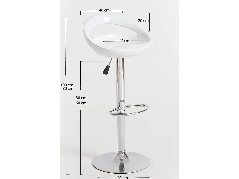 Taburetes Cocina - Taburete Onis Basic - Blanco