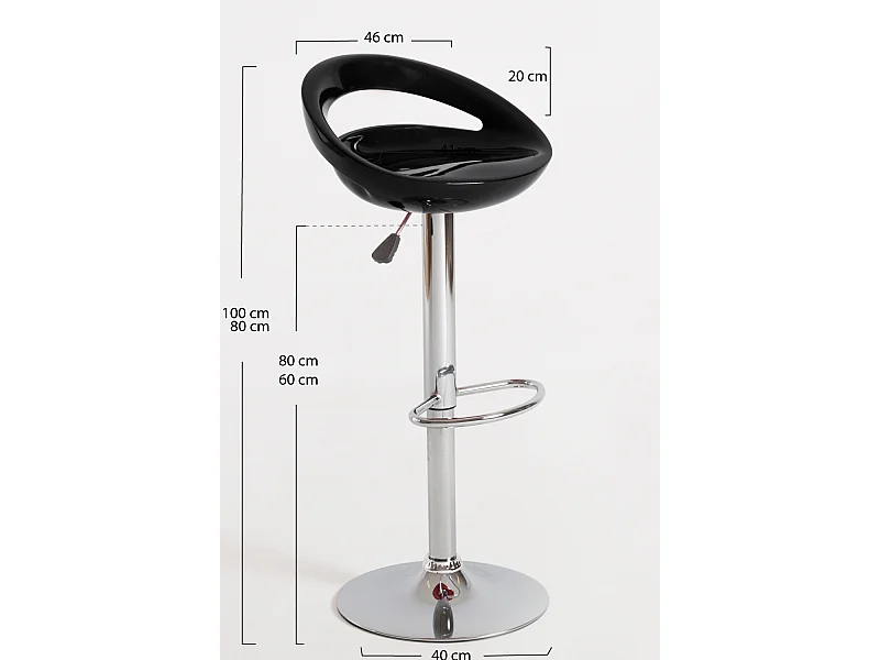 Taburetes Cocina - Taburete Onis Basic - Negro
