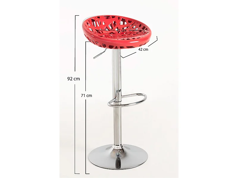 Taburetes Cocina - Taburete Nest - Rojo