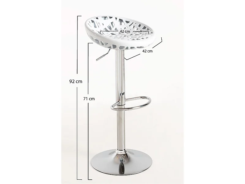 Taburetes Cocina - Taburete Nest - Blanco