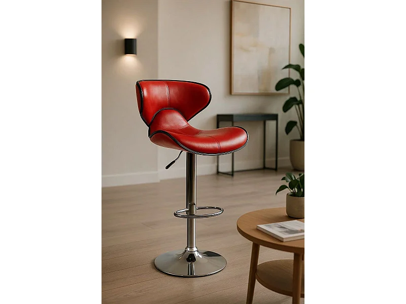 Taburetes Cocina - Taburete Lester - Rojo