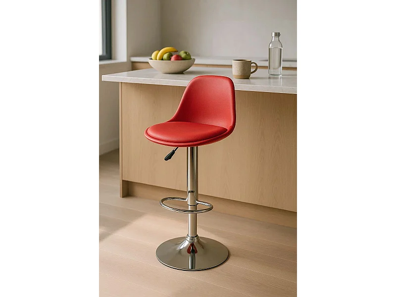Taburetes Cocina - Taburete Tulipa - Rojo