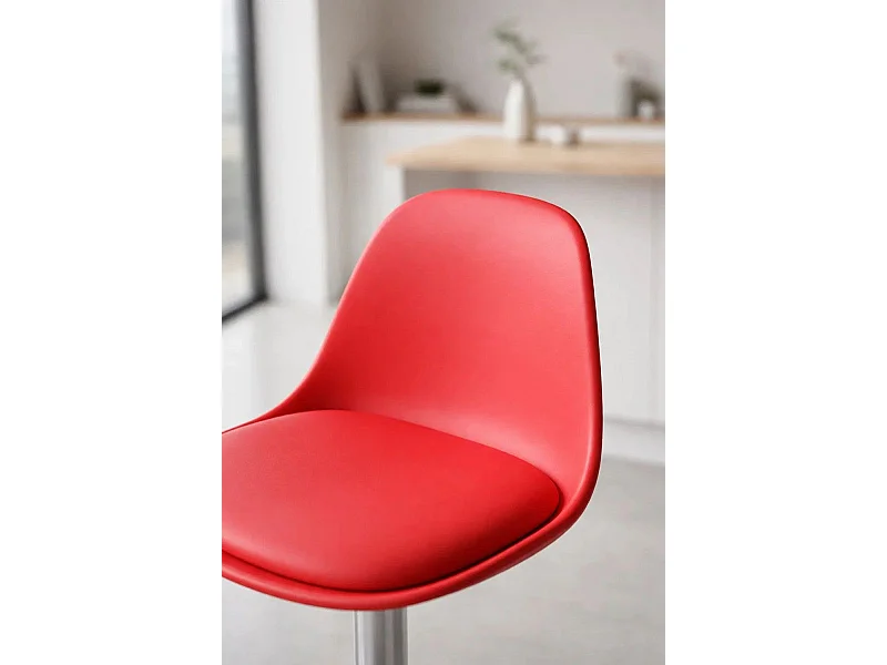 Taburetes Cocina - Taburete Tulipa - Rojo