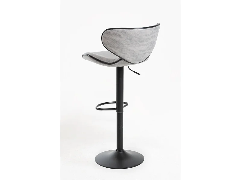 Taburetes Cocina - Taburete Lester Black - Gris