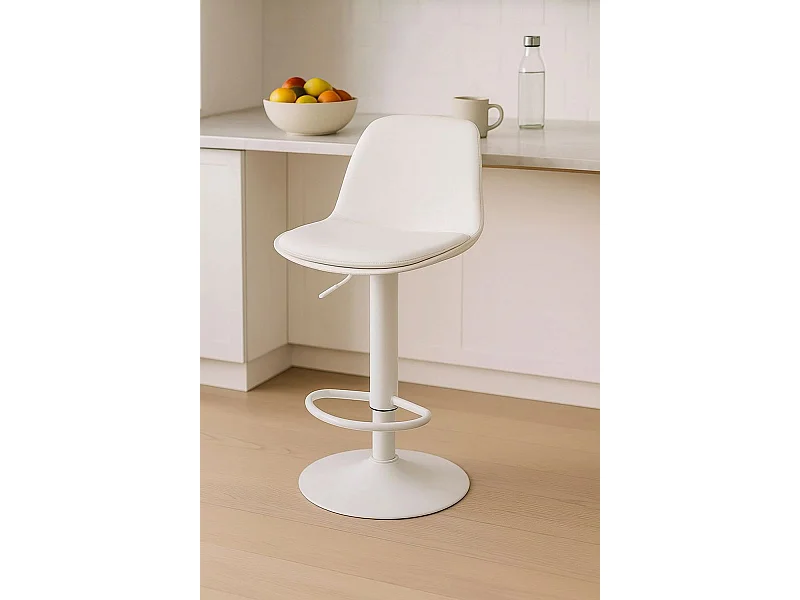 Taburetes Cocina - Taburete Tulipa Total - Blanco