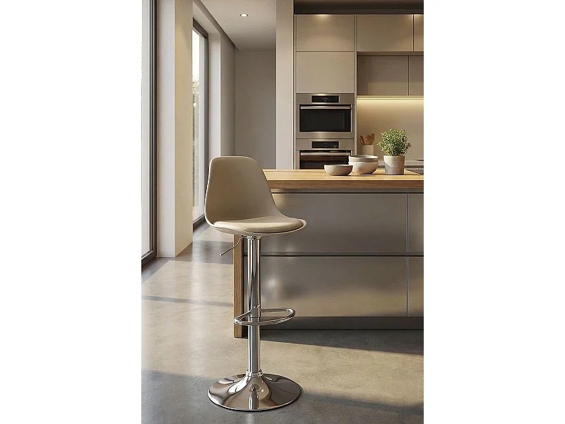 Taburetes Cocina - Taburete Tulipa - Beige