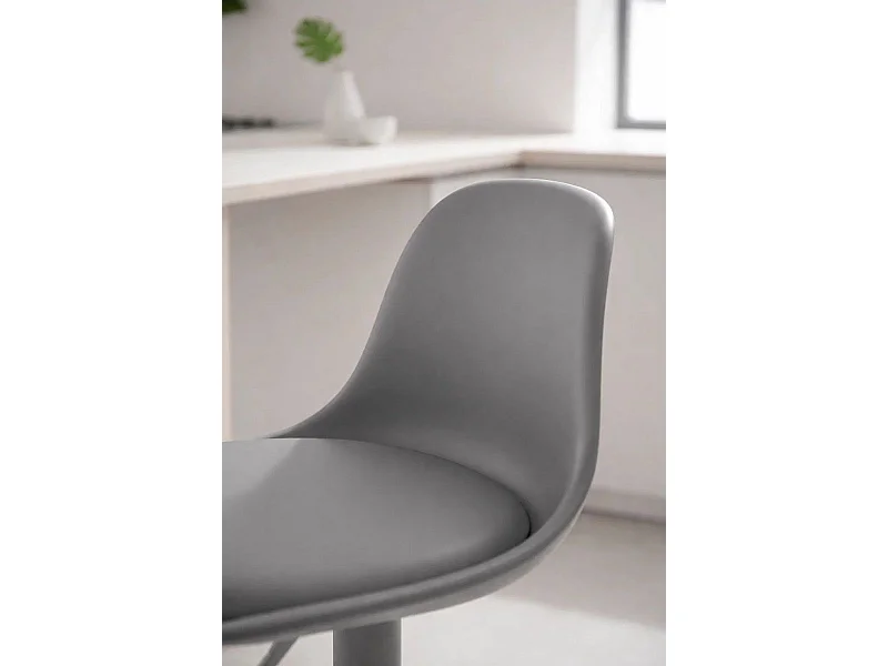 Taburetes Cocina - Taburete Tulipa Total - Gris claro