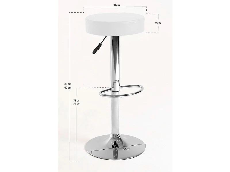 Taburetes Cocina - Taburete Kros - Blanco